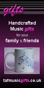 Click image to visit the TAF Music gifts website [opens new browser window]